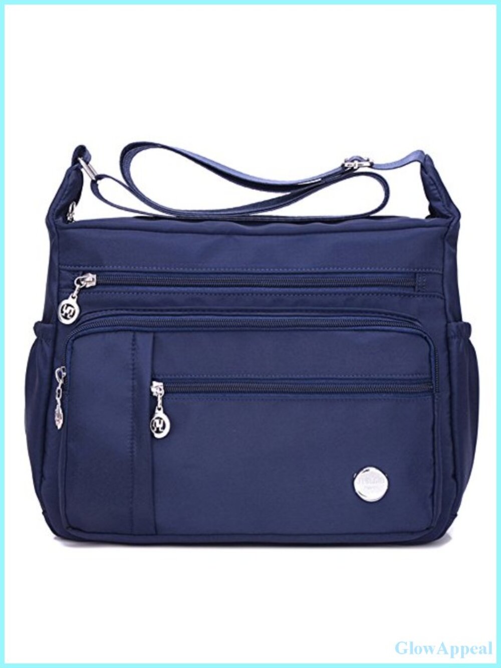 Nylon Crossbody Shoulder Bag Messenger Travel Handbag Multi Pocket